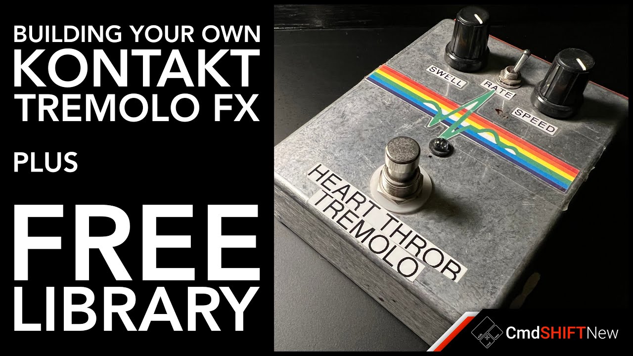 How I Created the Tremolo Effect In This FREE Library... Kontakt Sampler Groups, Mods and LFOs