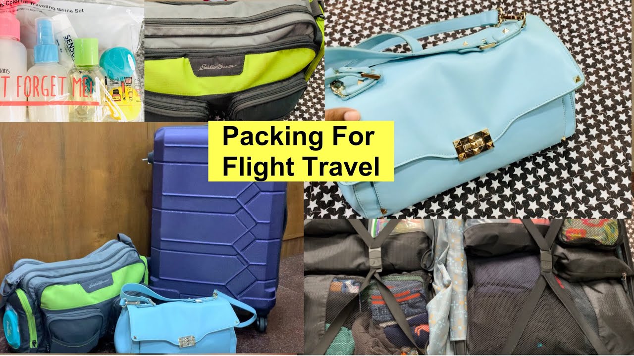 PACKING FOR A TRIP|HOW TO PACK Carry-On Bag And Suitcase for flight travel in Tamil