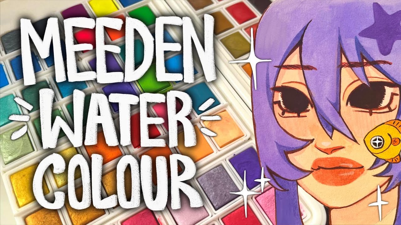 THE BEST WATERCOLOURS EVER?? // MEEDEN REVIEW