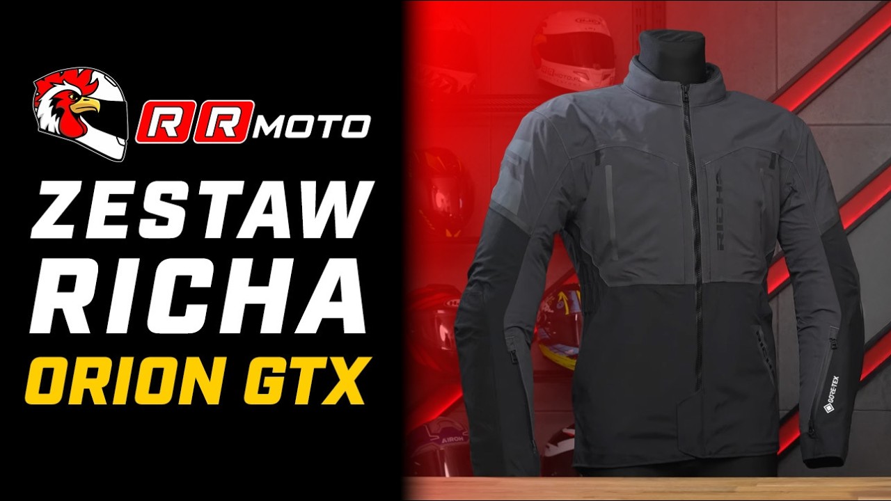RICHA ORION GTX - zestaw motocyklowy laminat GORE-TEX | kurtka + spodnie na każdą pogodę