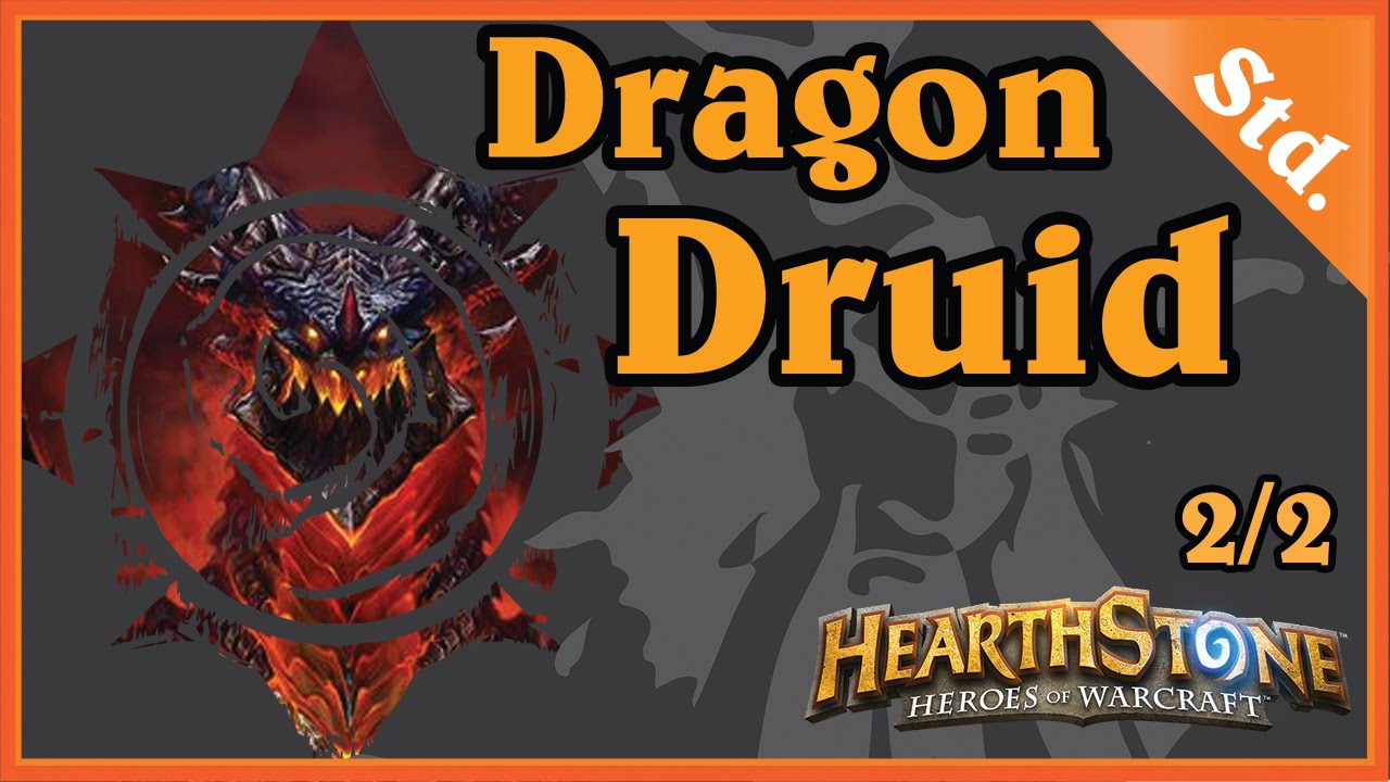 DRAGON DRUID 2/2 - HEARTHSTONE DECKS STANDARD [WOG, PL]