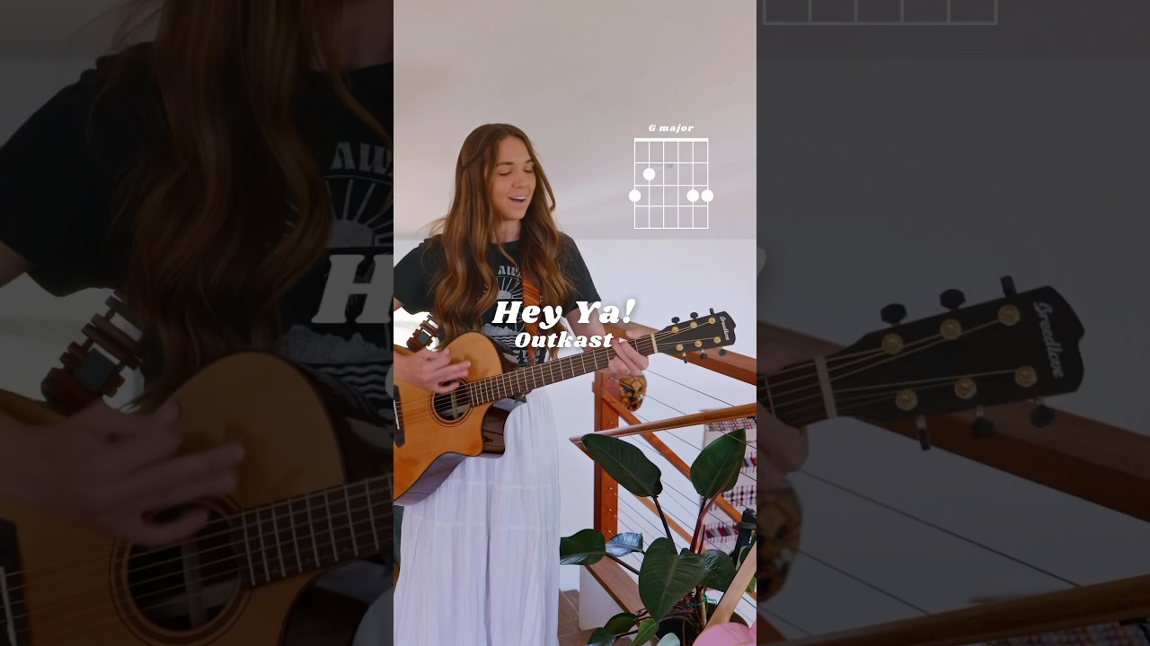 How to play &ldquo;Hey Ya!&rdquo; OutKast with 4 easy guitar chords