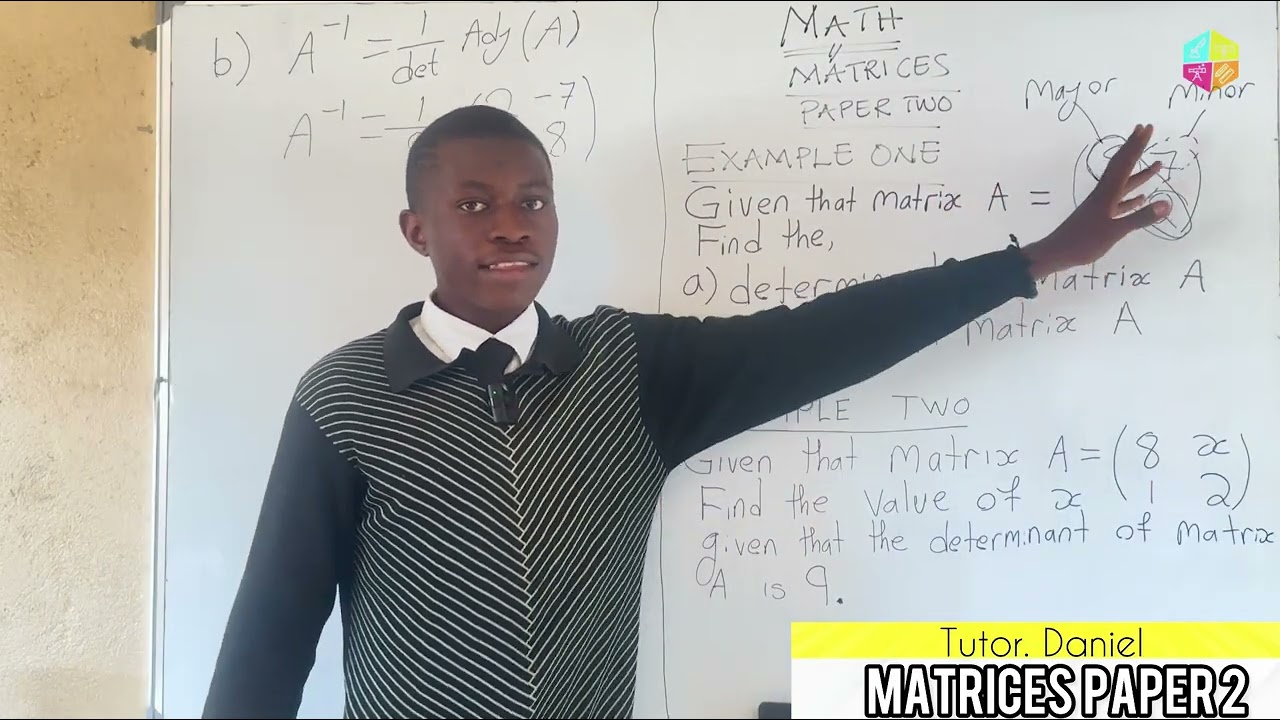 MATHEMATICS: Paper 2 Matrices