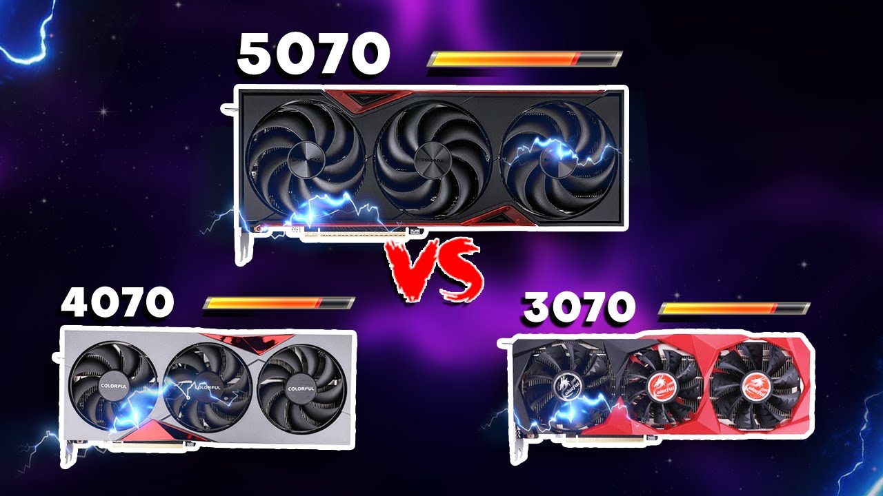5070 vs 4070 vs 3070. Nvidia GPU BATTLE 💥 Colorful 5070 Battle Ax review