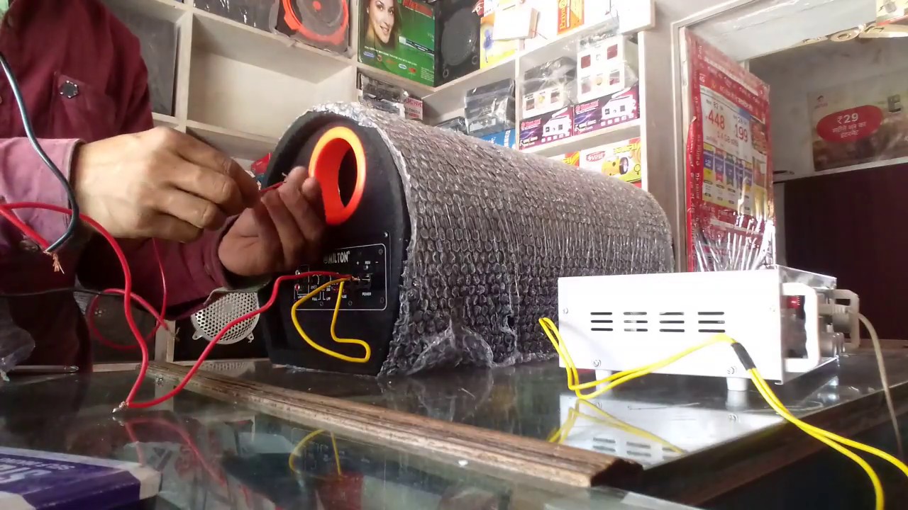 How to car audio systrm basstube canec