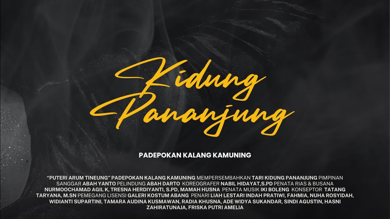 TARI KIDUNG PANANJUNG || PUTRI ARUM TINEUNG || PADEPOKAN KALANG KAMUNING