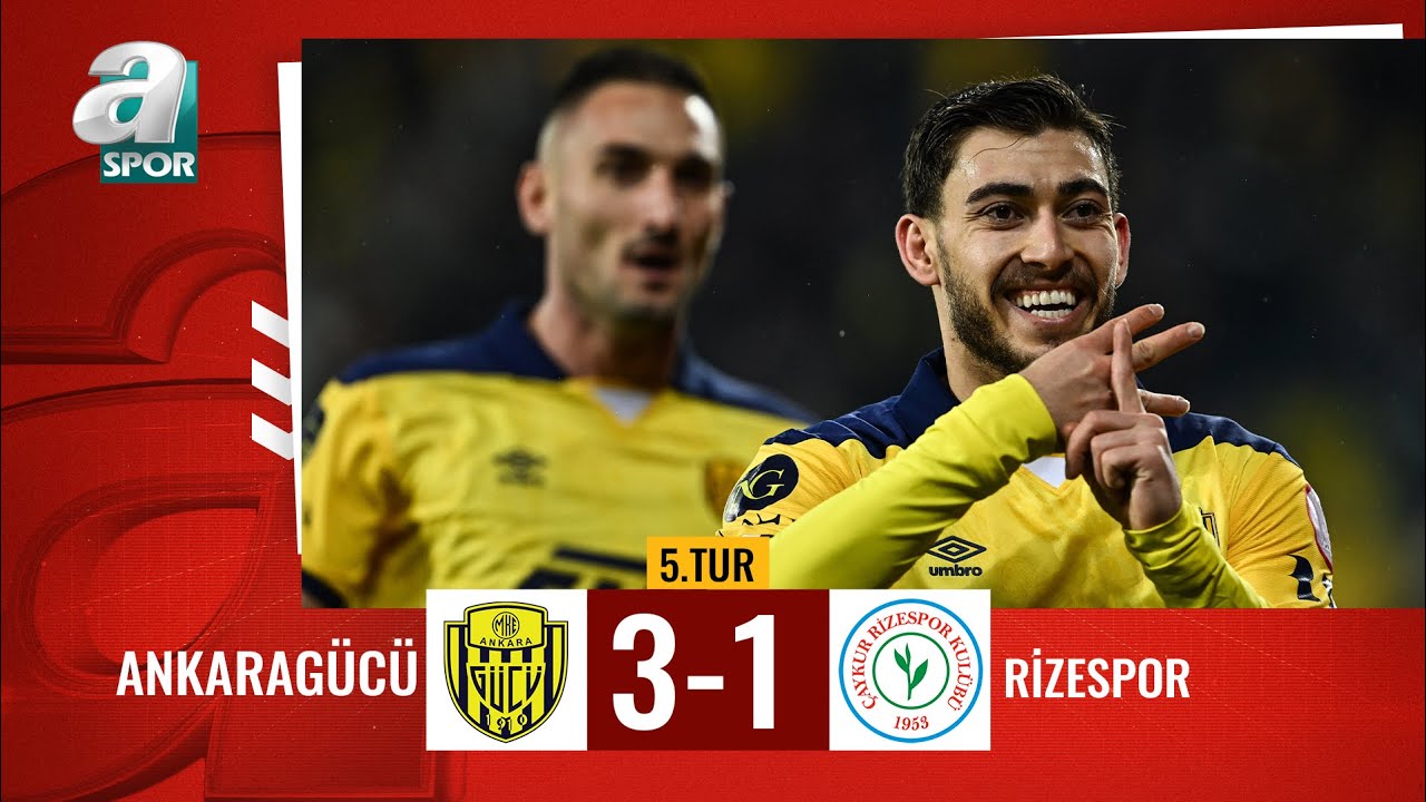 Ankaragücü 3-1 Rizespor (Ziraat Türkiye Kupası 5. Tur Maçı) / 16.01.2024
