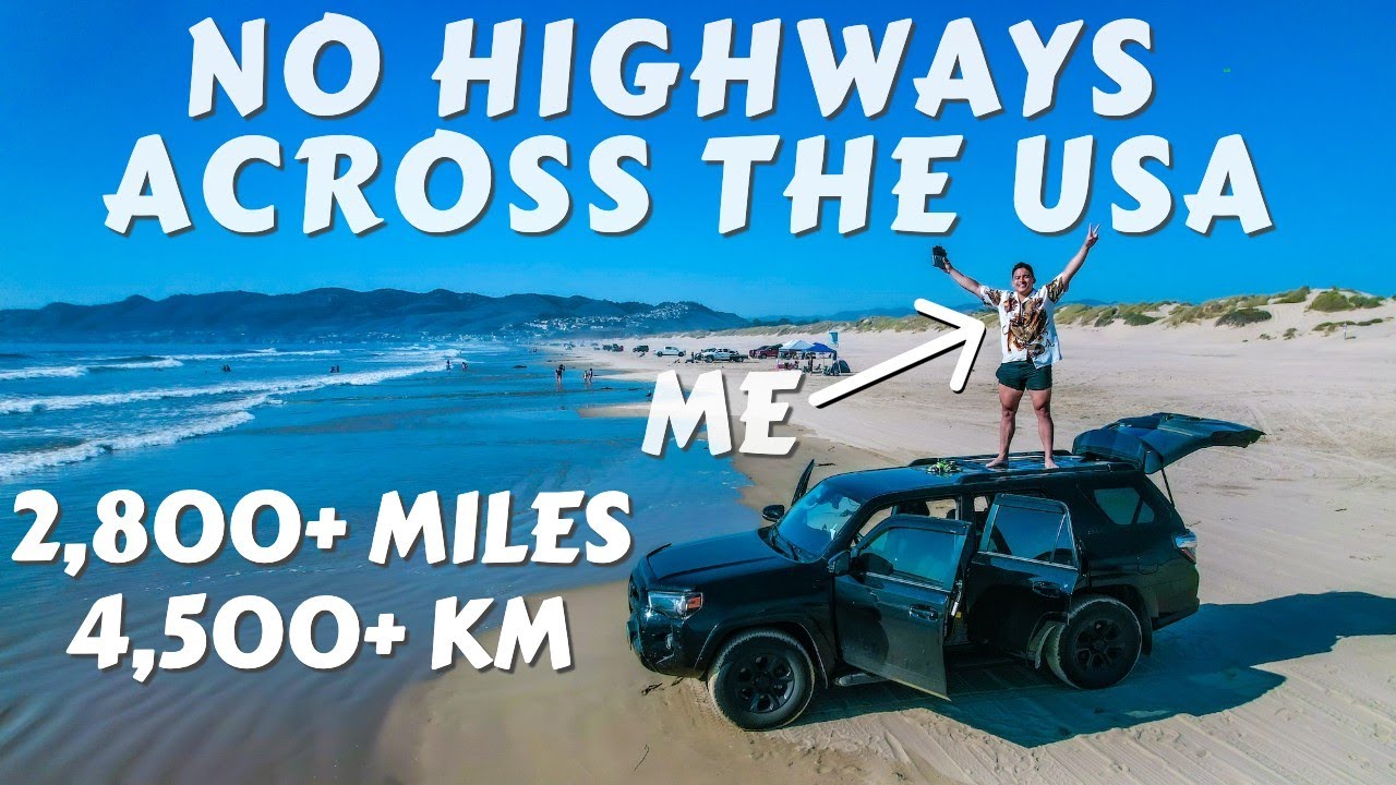 Driving Across the USA (No Highways) 2,800+ Miles...