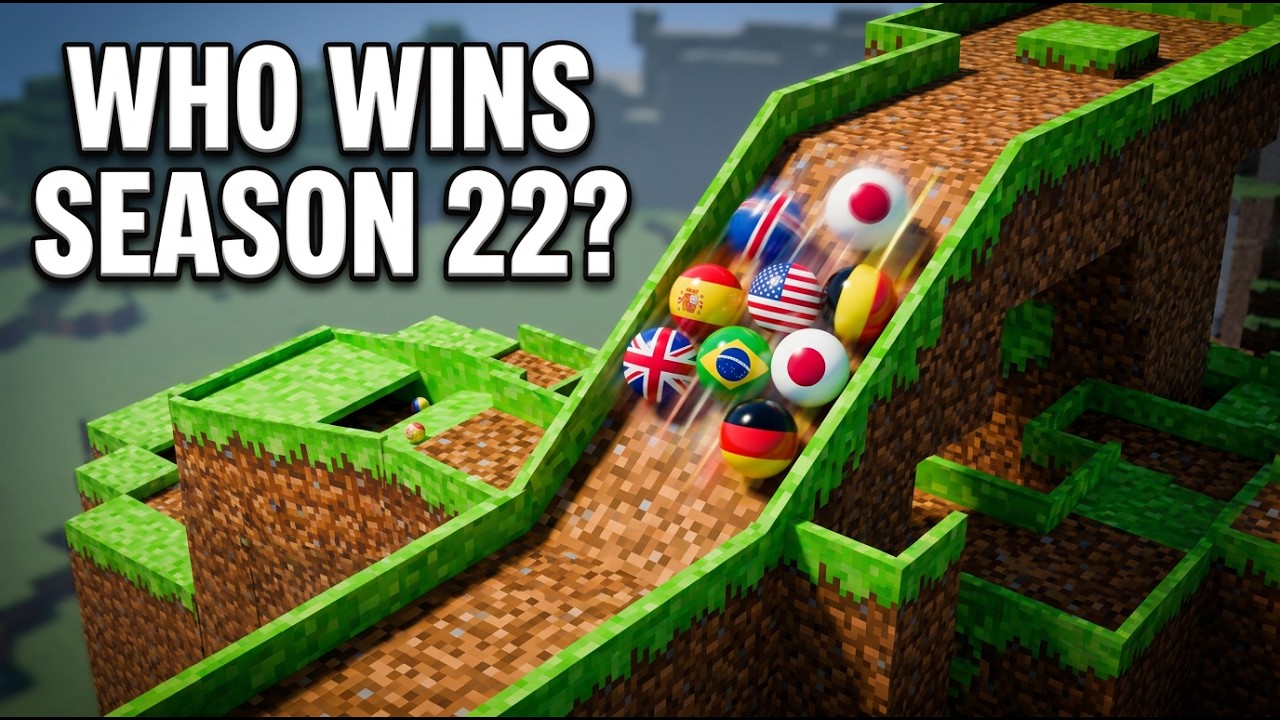 Epic Countries Marble Race: Season 22 Minecraft Course