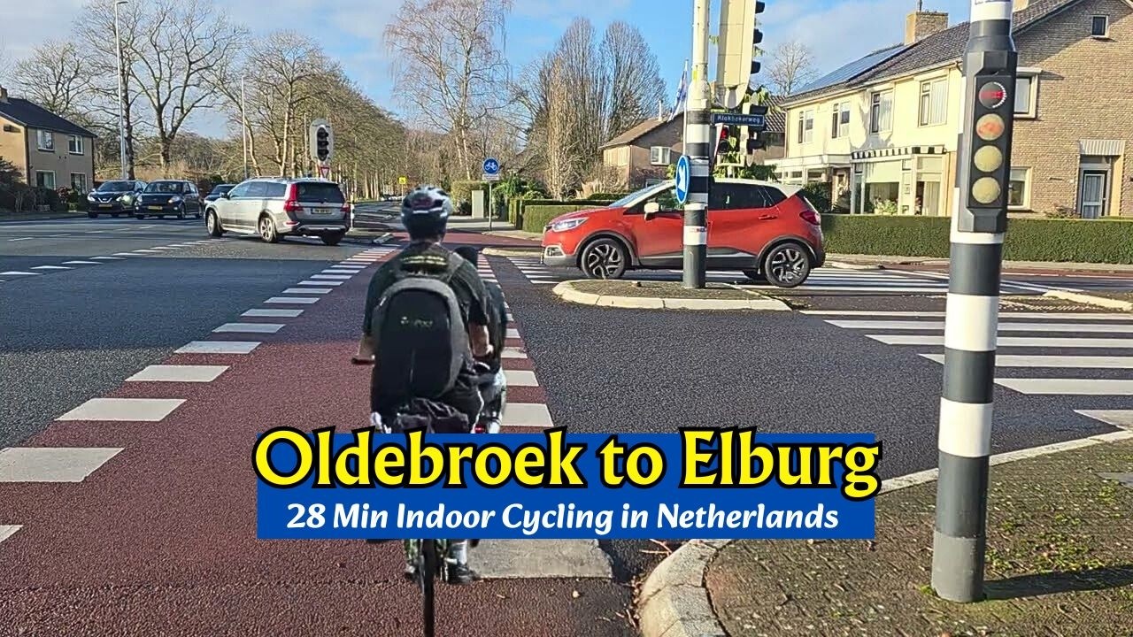 By e-bike from Oldebroek to Elburg The Netherlands 