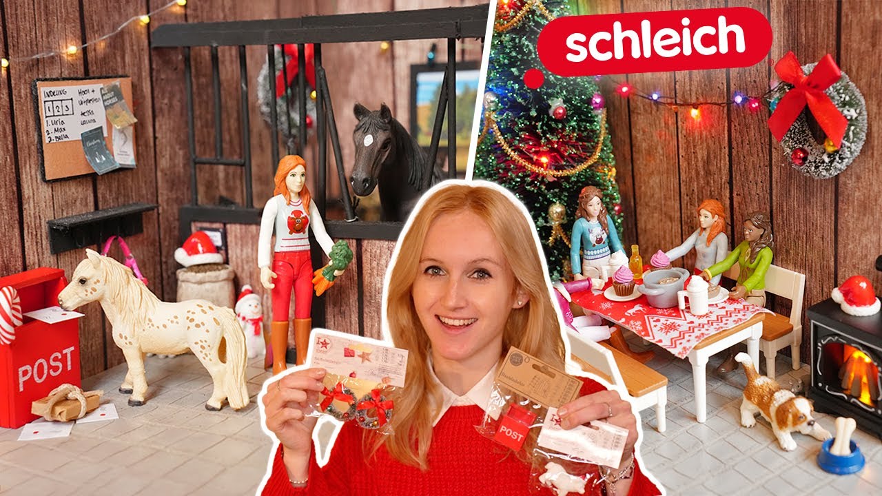 Schleich paarden MANEGE bouwen! 🤩🎄