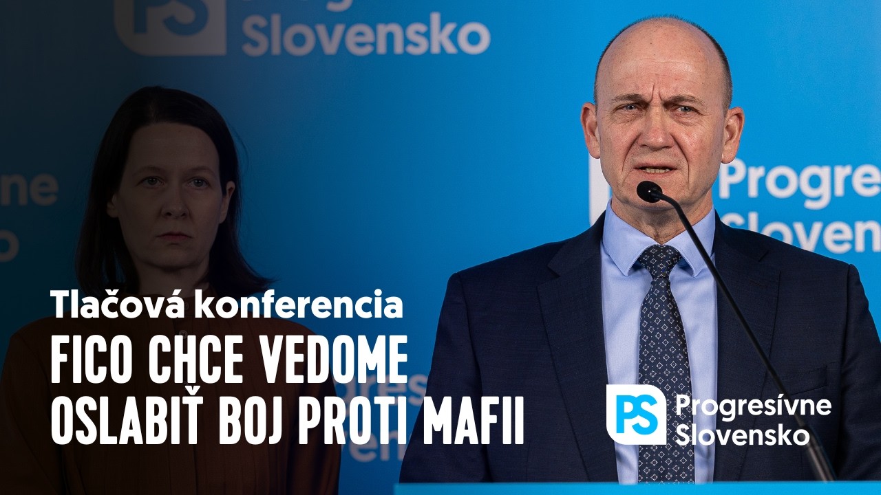 Koniec kajúcnikov? Ficova politika je na strane zločinu | Tlačová konferencia PS, 16. február 2026