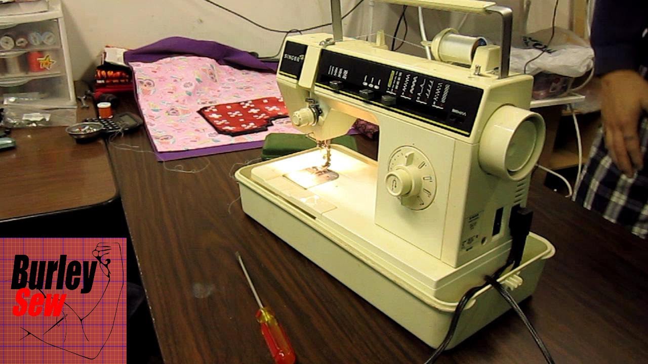 Как исправить проблему натяжения на Singer 6215