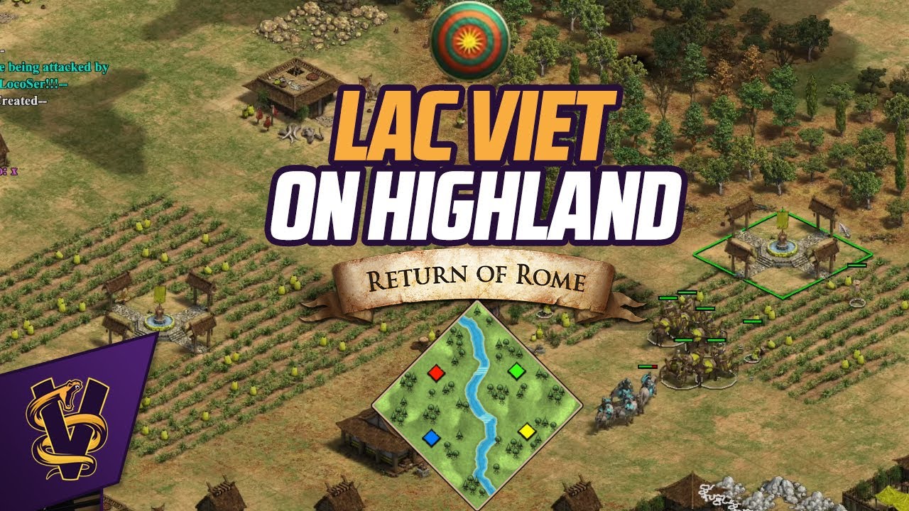 First game on Return of Rome AoE1!