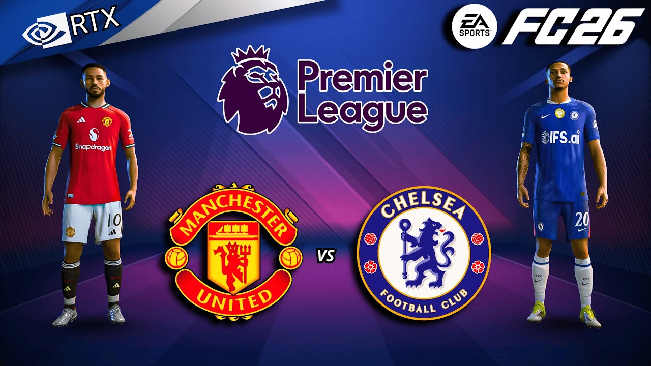 FC 26 - Manchester United vs Chelsea | Premier League 25/26 Full Match | PC™ [4K60]