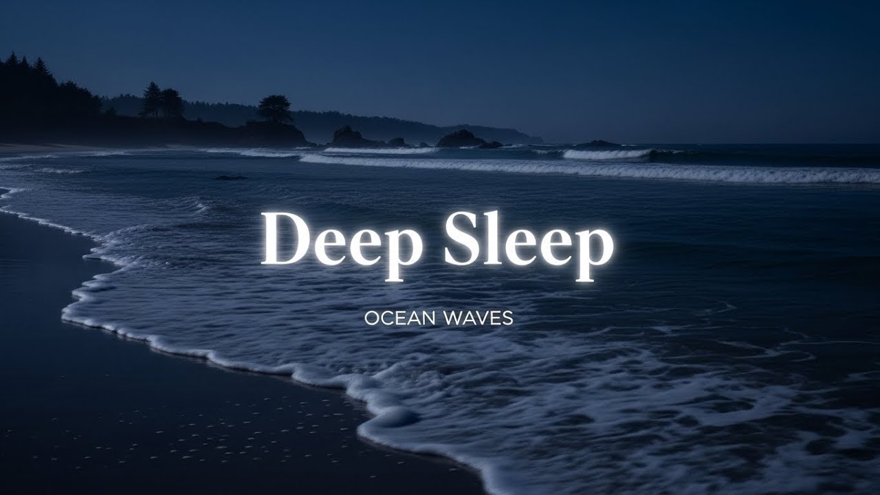 Soothing Beach Waves ASMR 🌊 😴 Heal Anxiety • Deep Relaxation Sleep Aid