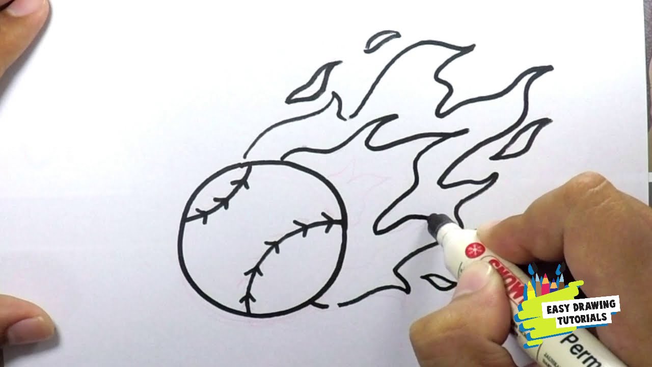 How to Draw Easy Baseball
