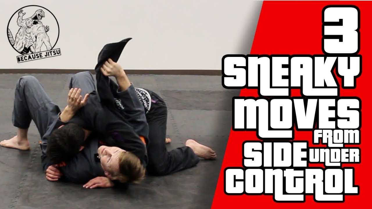 3 Sneaky Moves From Under Side Control - Drew Weatherhead Brazilian Jiu Jitsu