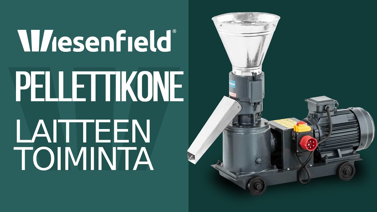 Pellettikone Wiesenfield WIE-PM-500 | Laitteen toiminta
