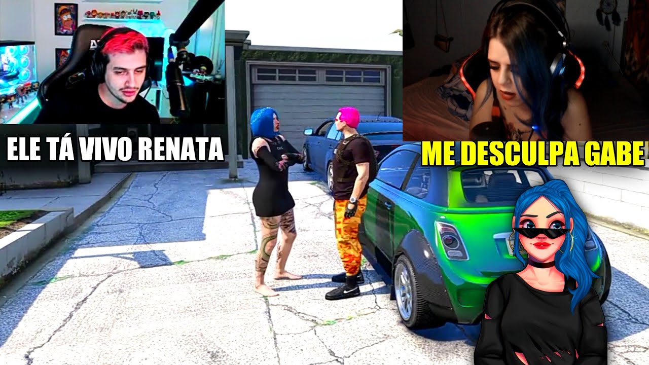 GABE ENCONTROU A RENATA E MANDOU ELA TOMAR CUIDADO !!!