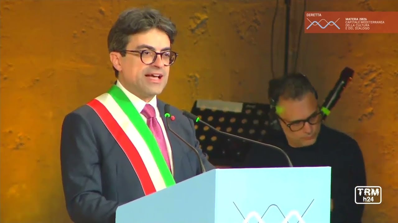 Matera 2026: l'intervento del Sindaco di Matera, Antonio Nicoletti