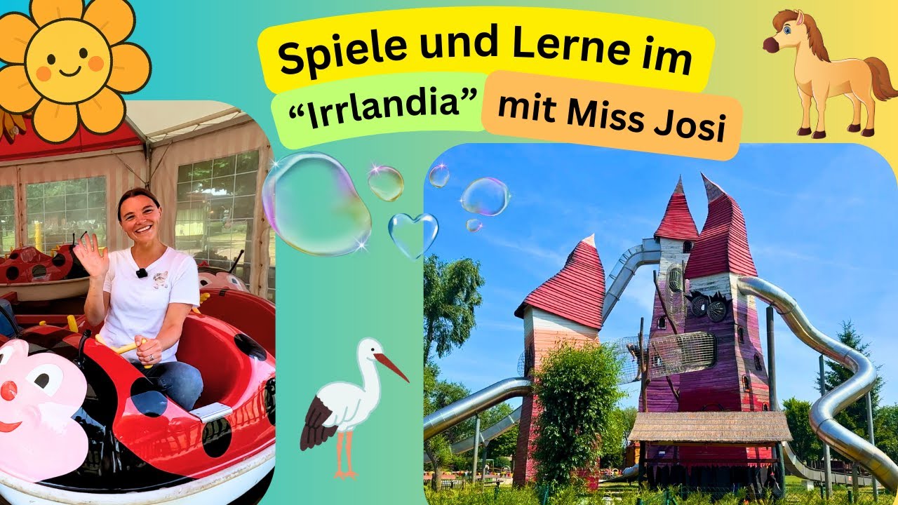Spiel und Spass im MitMach Park | Entdecke und Lerne im Irrlandia | Miss Josi - Lernen für Kleine
