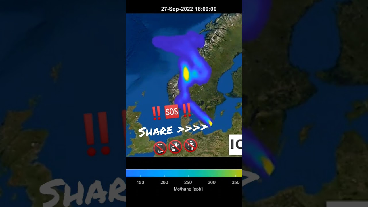 Nord Stream methane gas leak