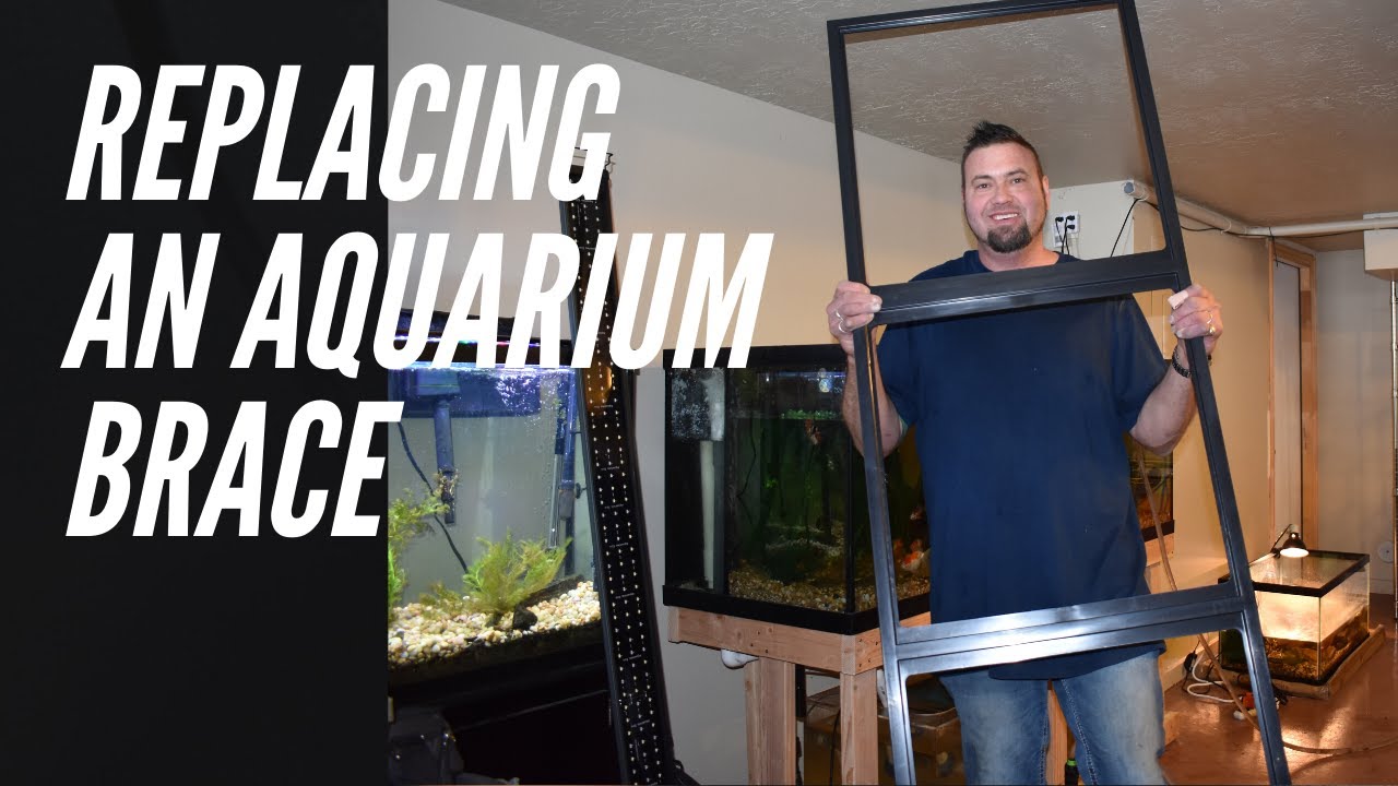 How to replace an aquarium brace.