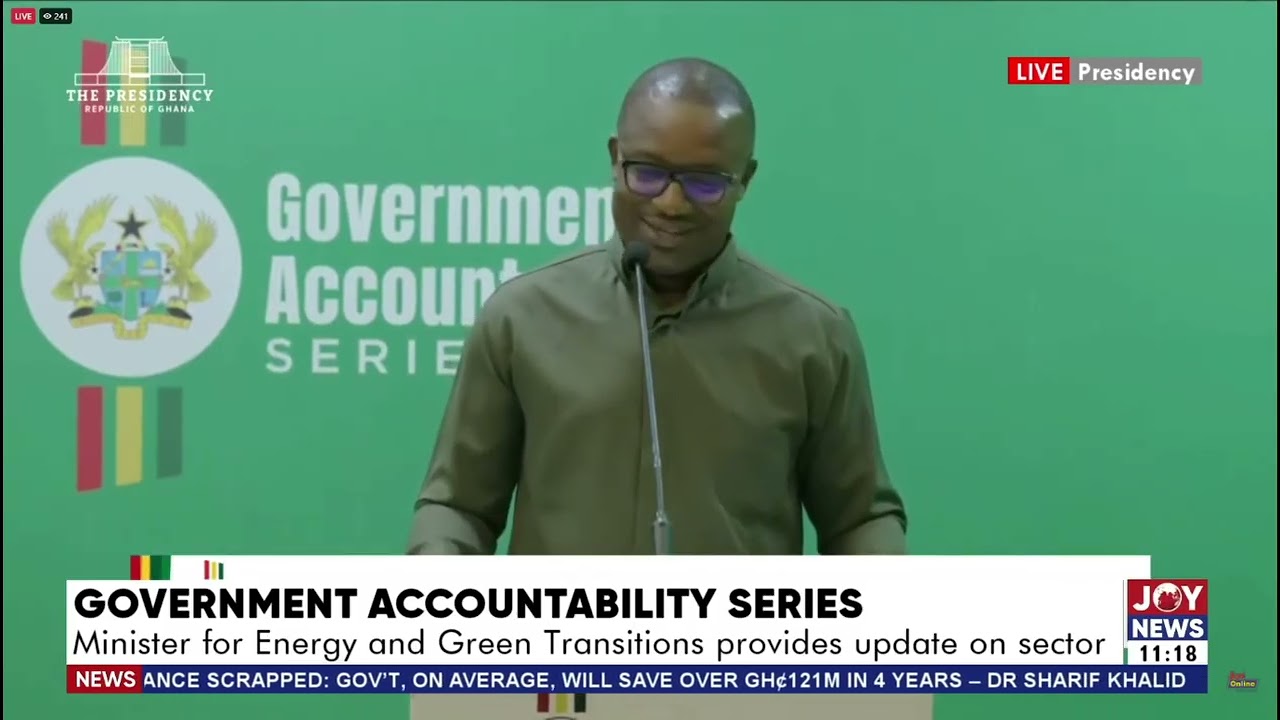 Ghana's energy sector showing signs of stability - Jinapor