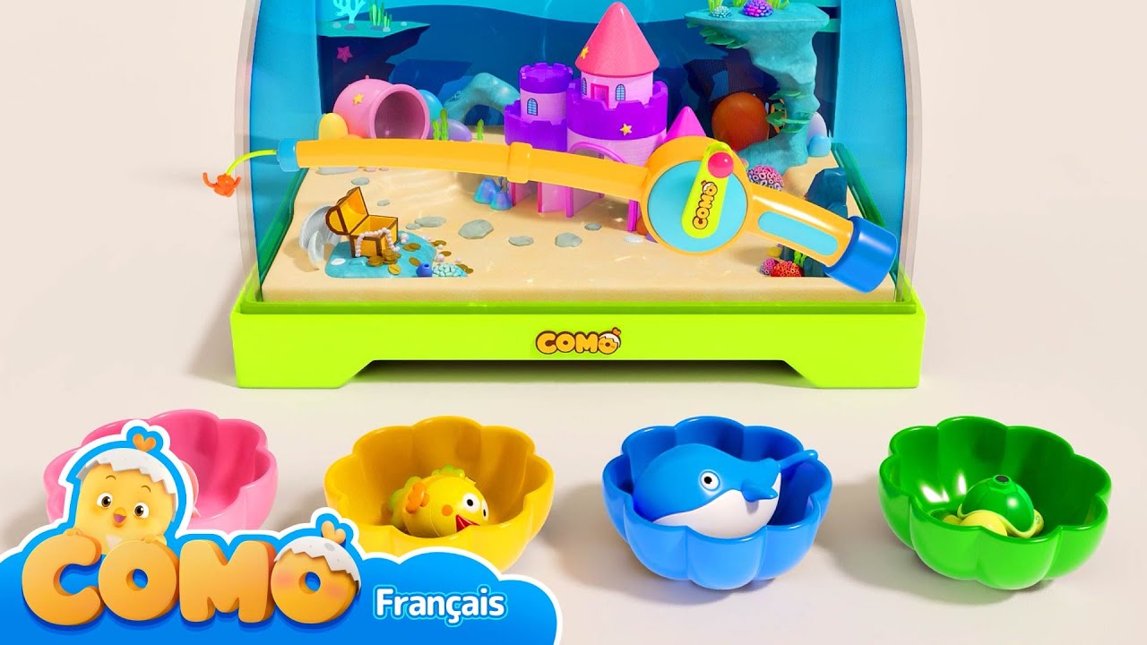 Aventure de p&ecirc;che amusante+plus d'&eacute;pisodes|Que de surprises,Como et une chanson joyeuse|Tap Tap Como