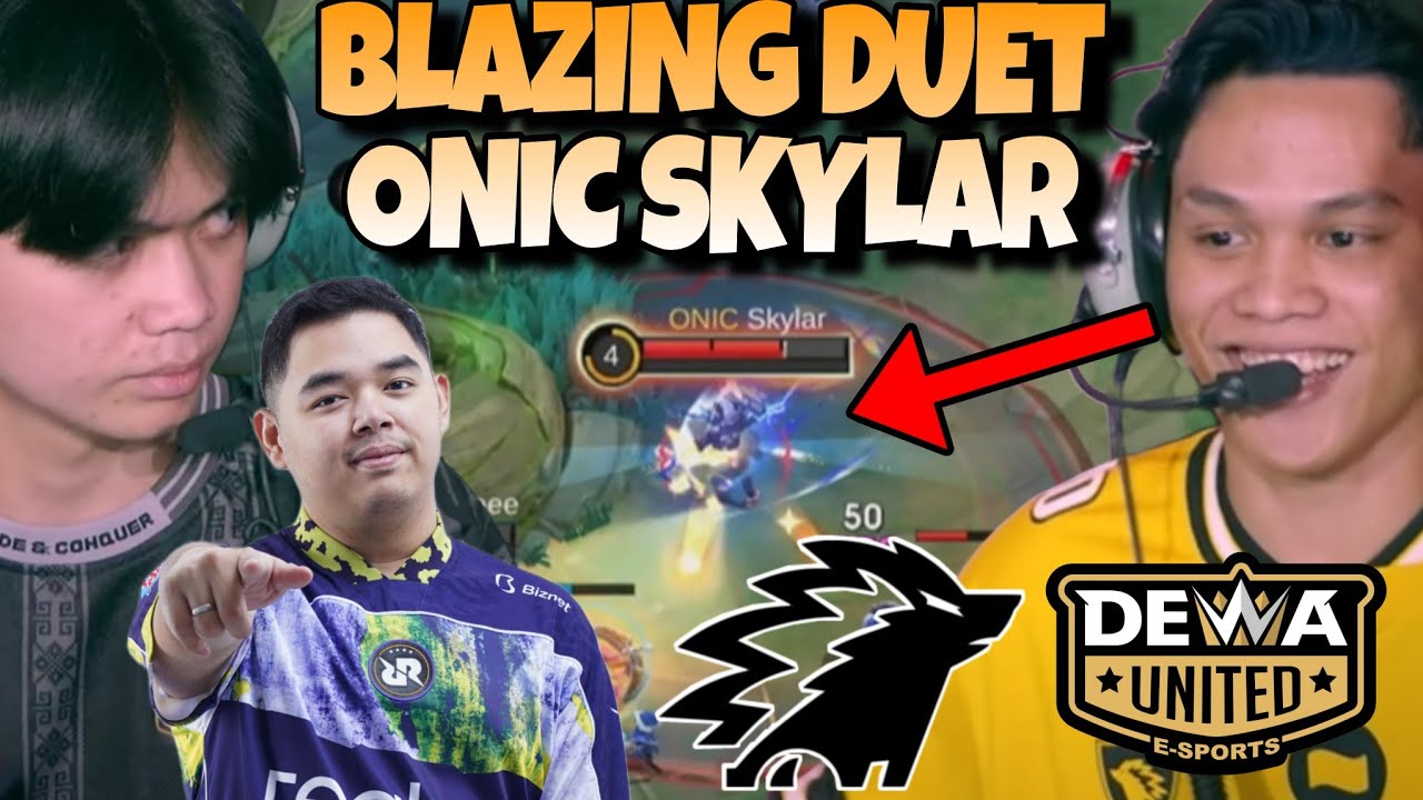 PERDANA ONIC SKYLAR DI MPL S16 !! BLAZING DUET FROM SKYLAAARR !! ONIC VS DEWA MATCH 1 - MPL S16