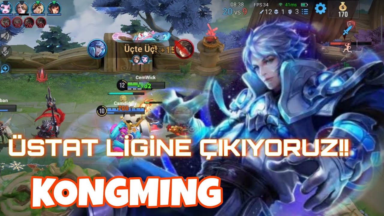 || Honor of Kings || Kongming ile Üstat Ligine merhaba !!