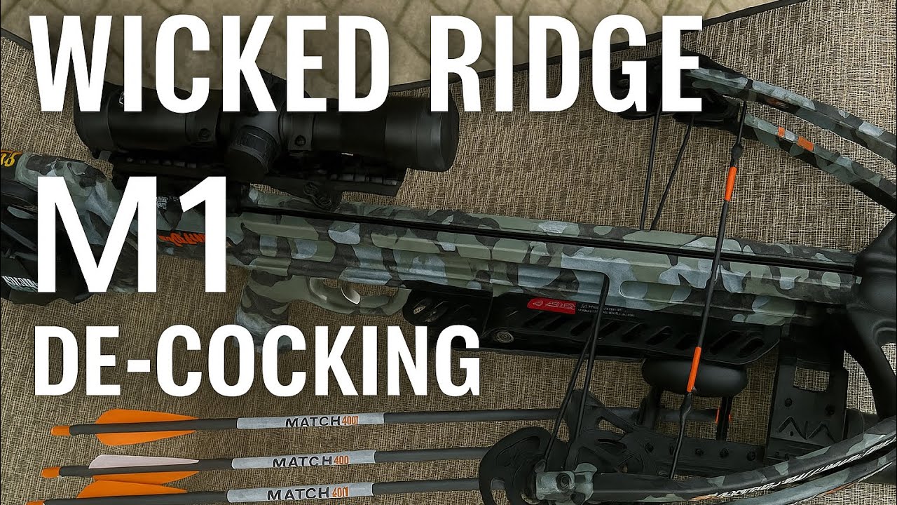 Wicked Ridge M1 De-Cock Crossbow Review @TenPointCrossbows @WickedRidgeOutdoors #subscribe 