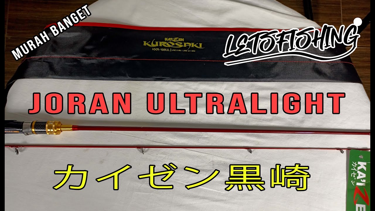 Joran Ultralight Murah 100 ribuan Kaizen Kurosaki , Non Fuji