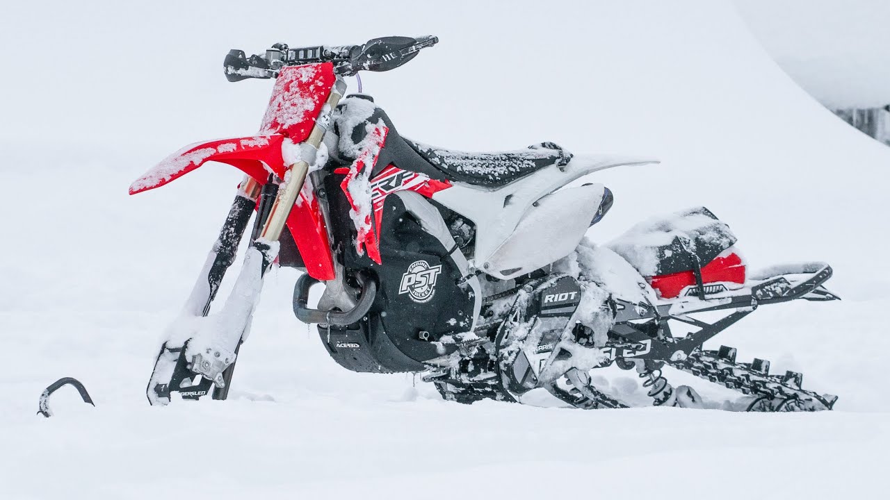Snowbike Setup Overview [Honda CRF450]