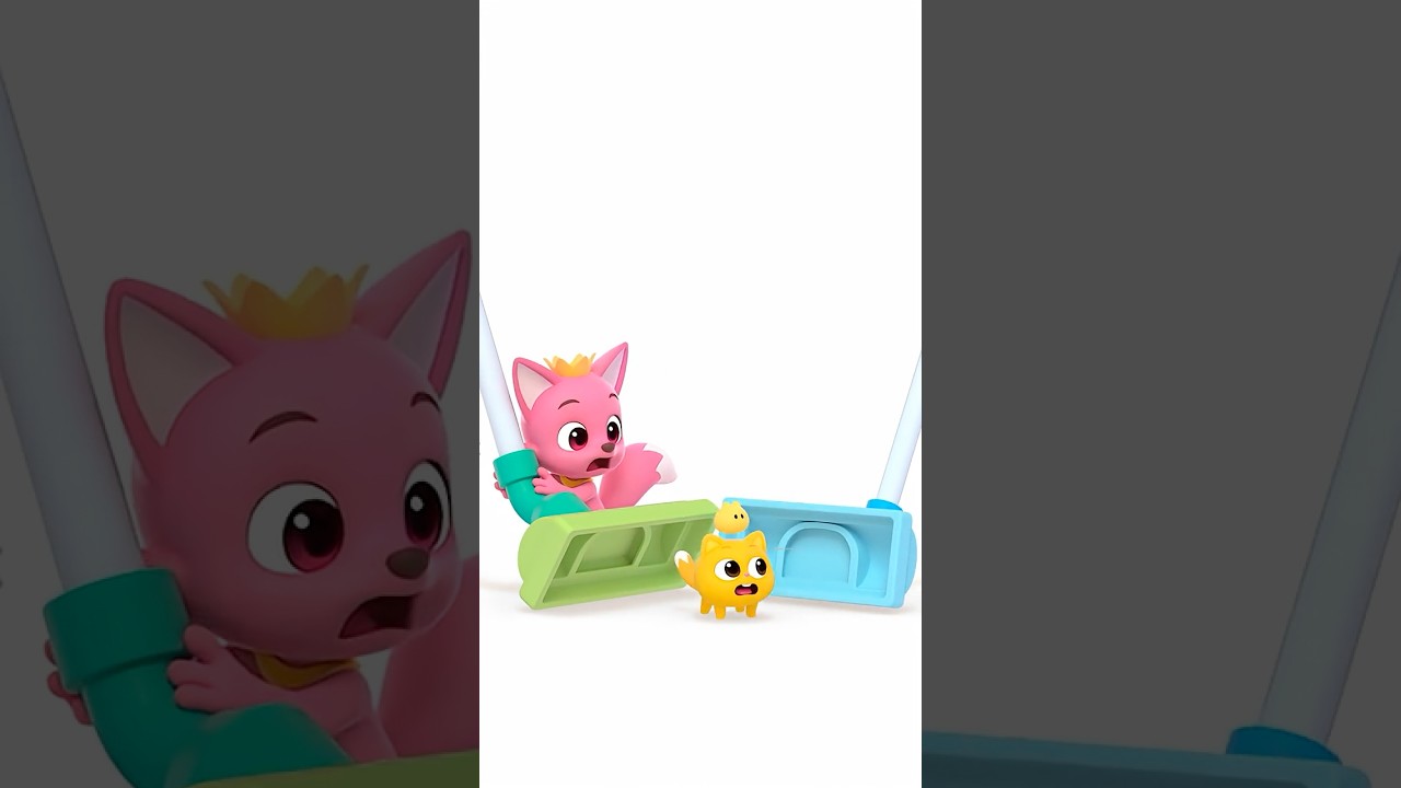 Whoa! Pinkfong Saves Ninimo from the Vacuum! 😳✨ #Hogi #shorts