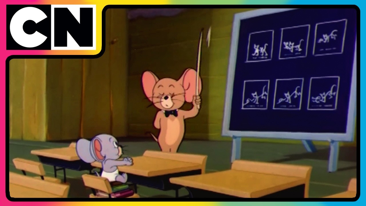 Tom and Jerry 😺🐭| World Book Day 📕| Professor Jerry’s Class Turns Wild! Cat & Mouse Cartoon @cnindia