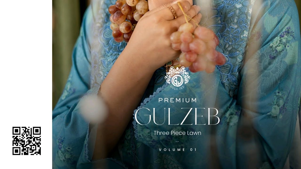 GULZEB BY GULL JEE VOL 1 LUXURY EMBROIDERED LAWN COLLECTION 