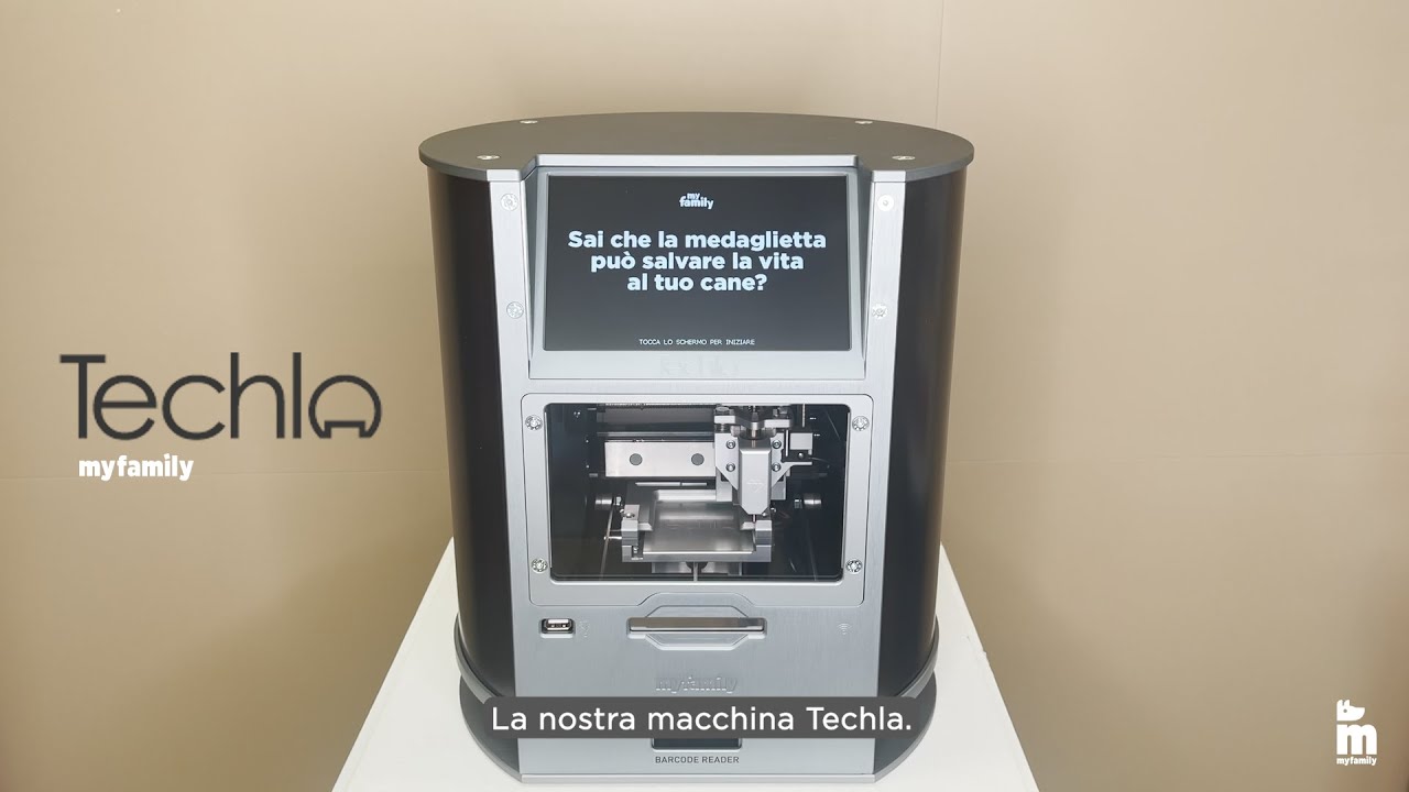 Techla, la macchina di incisione istantanea di MyFamily