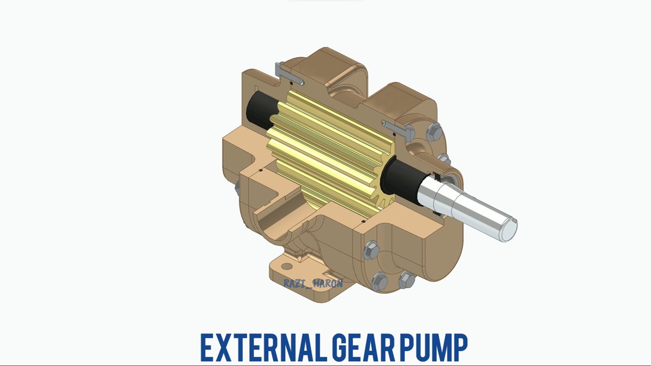 How To Design External Gear Pump (Solid Edge CAD) - Part 1