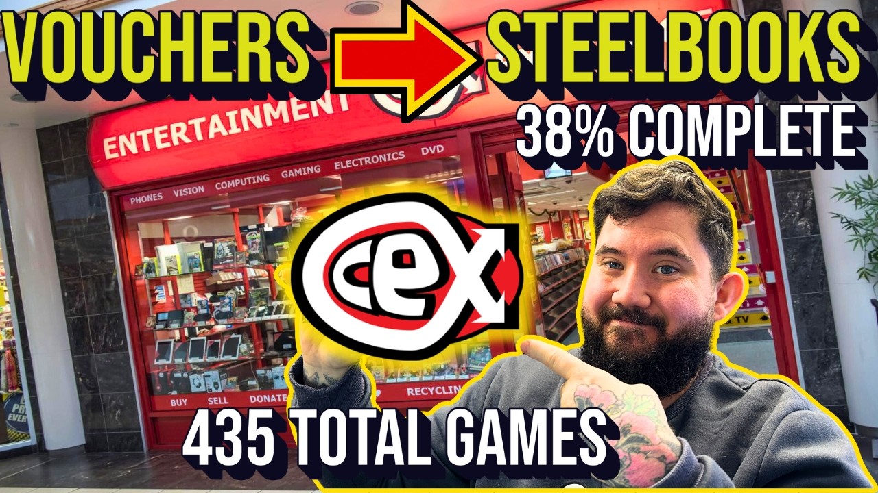 CEX Trade In Day! Voucher Haul for My PS3 PAL Full Set (Steelbooks Added!)