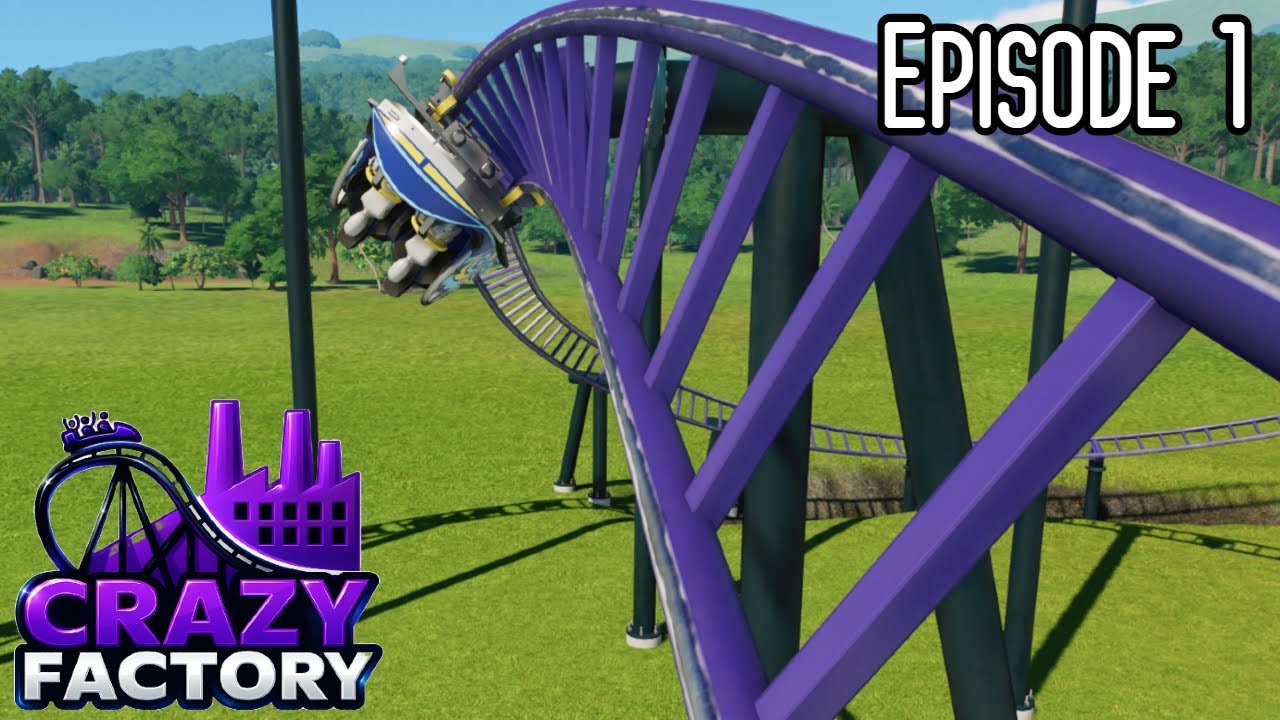 Building a EXTREME SPINNING COASTER (Crazy Factory #1)