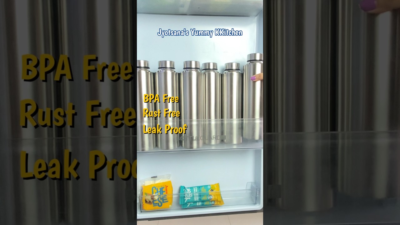 Stainless Steel Fridge Bottles ❤️ 