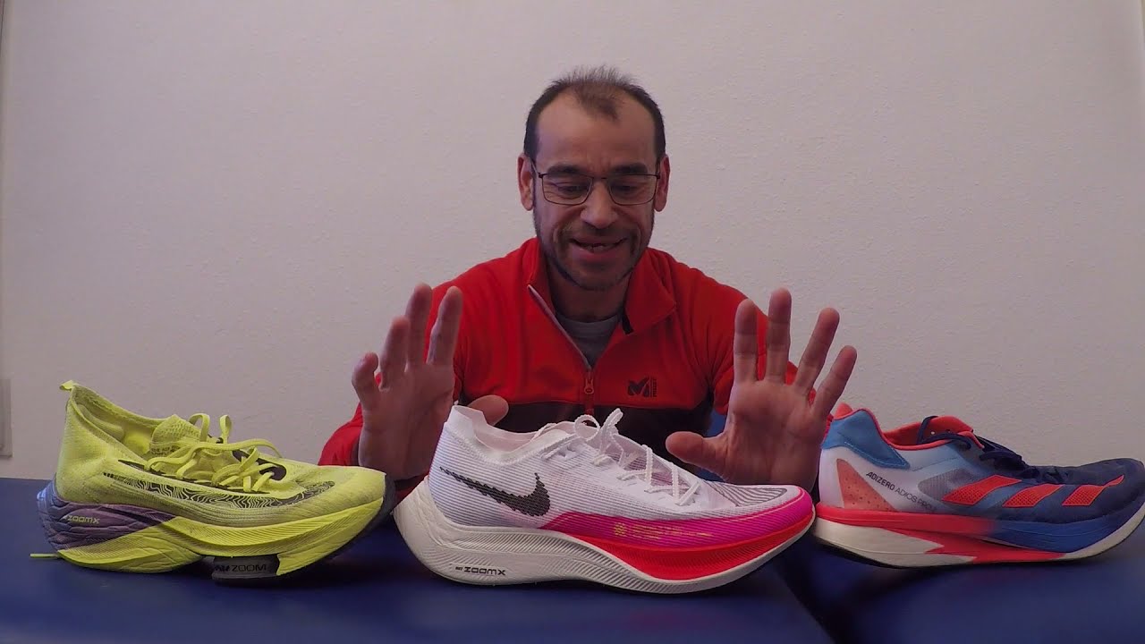 1ºp Súper comparativa Adidas Adios Pro 2 & Nike ZoomX Vaporfly NEXT% 2 & Nike Air Zoom Alphafly NEXT