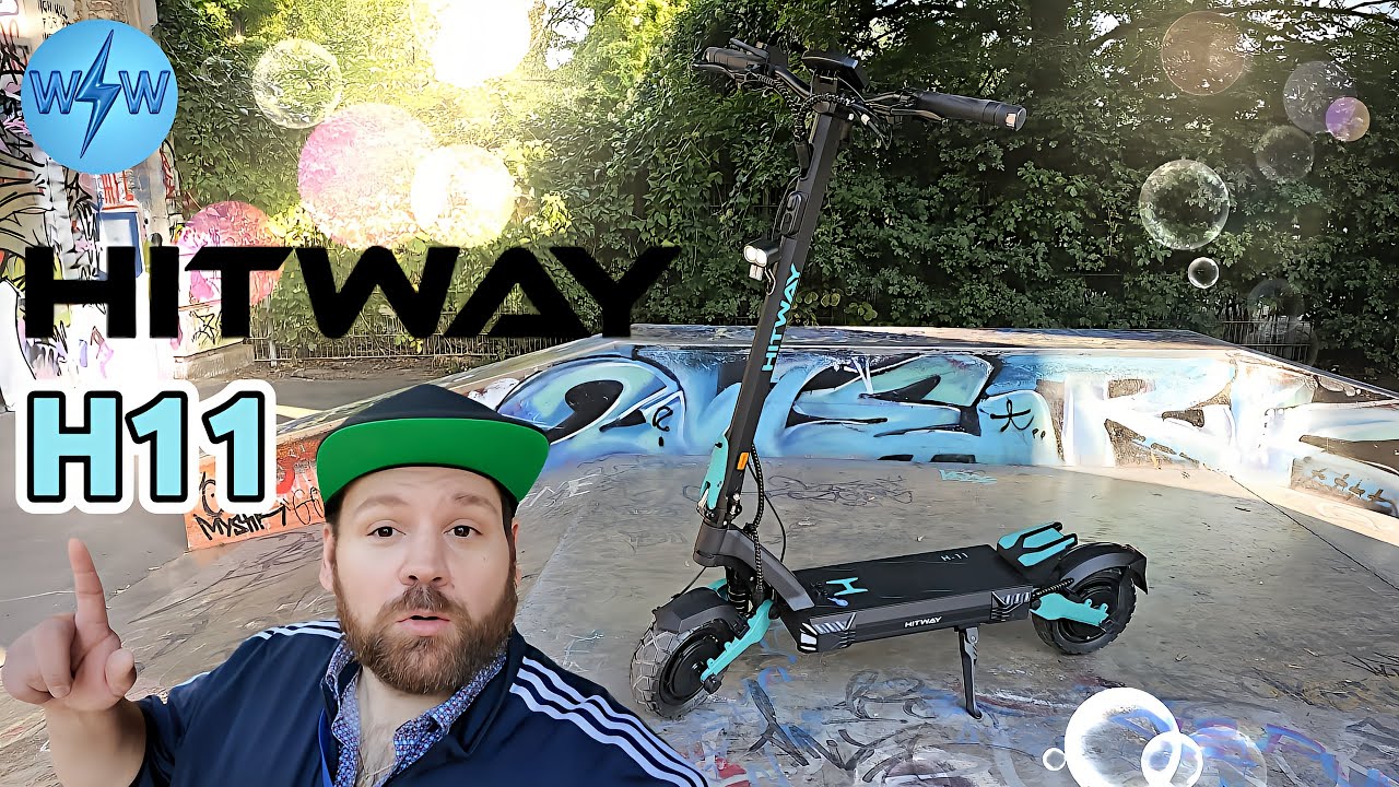 Hitway H11 🔥 Stärkster eScooter & Riesen Akku 🔥 Dual e-Scooter mit Strassenzulassung 2025 ABE