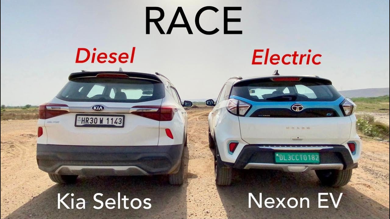 आँखे खुल गई भाई : ELECTRIC CAR vs DIESEL CAR | Drag Race