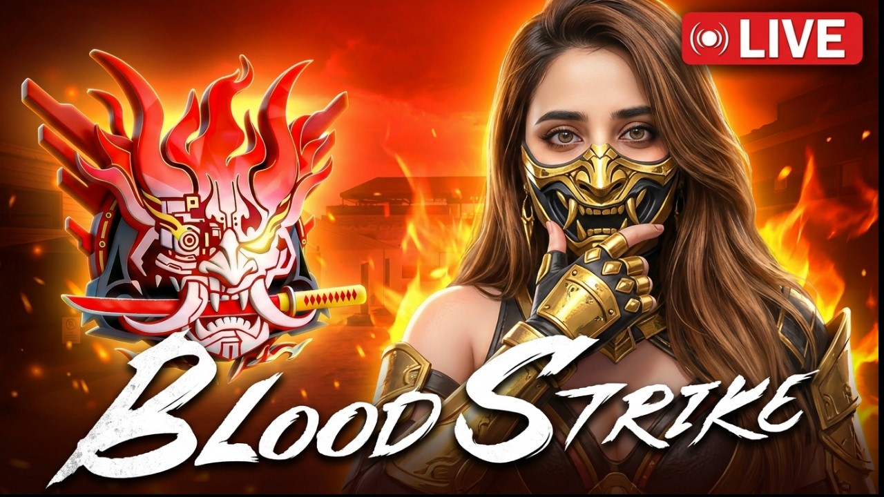 🔴Blood Strike Live With Girl Gamer | Ranked + Chill Custom Rooms