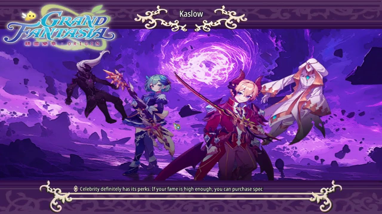 Grand Fantasia Origin New class traveler VOD