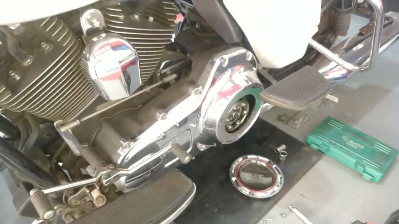 troca dos fluídos harley Davidson Road King / DIA A DIA DA OFICINA (45)