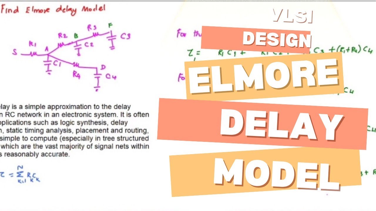 elmore delay model | Anna university | VLSI DESIGN